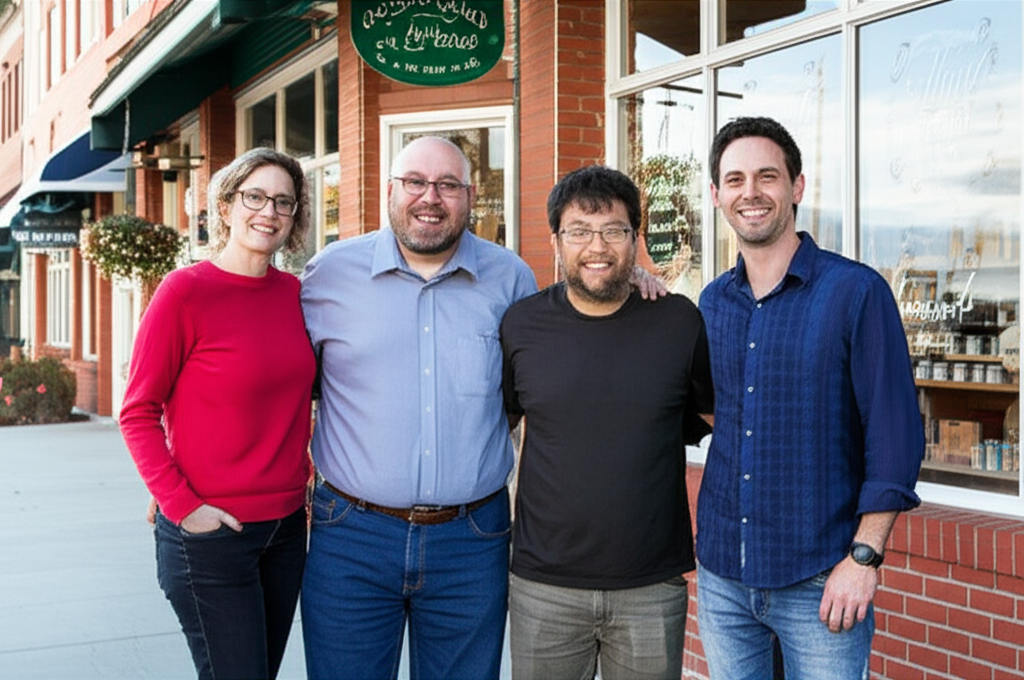 Our team in downtown Coeur d'Alene